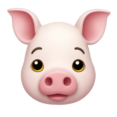 Car de cerdito sticker
