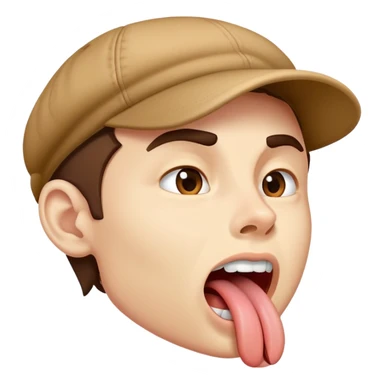 A person with proper tongue posture, jawline emphasized, mewing technique, face profile showing tongue pressed to roof of mouth sticker