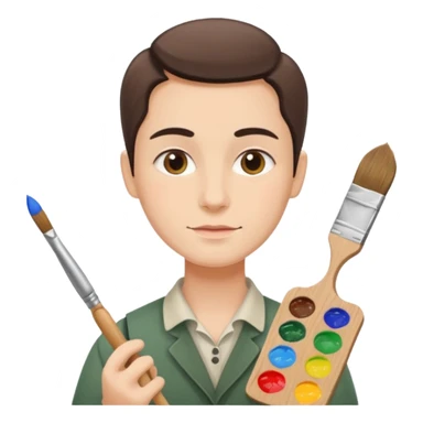 Austrian painter sticker