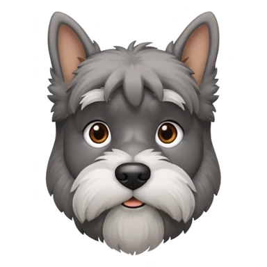 Cute Schnauzer  sticker