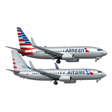 American Airlines 737 Max sticker