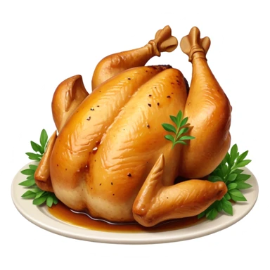 Roasted chicken  sticker