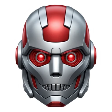 Ultron robot villain sticker