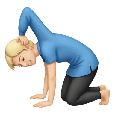 Curtsy emoji sticker