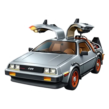 Back to the future sticker