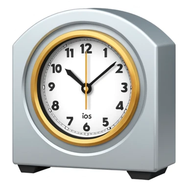 posmodern mantel clock sticker