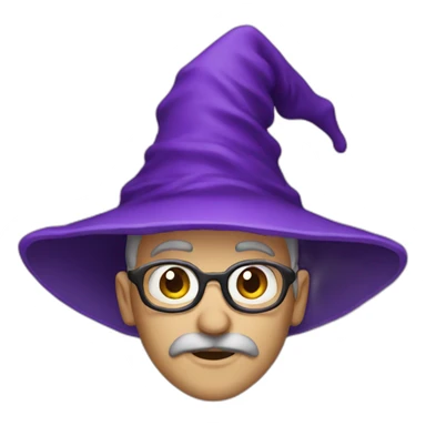 purple wizard sticker