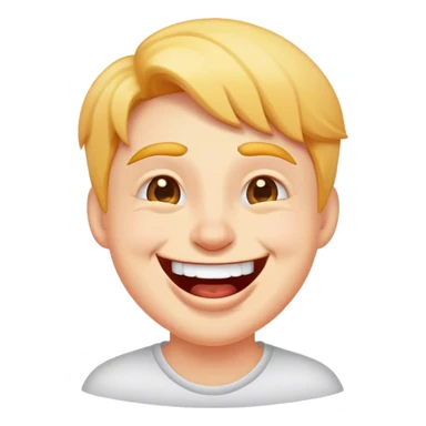 Laughing sarcastic face  sticker