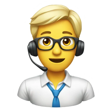 rolling eyes call center sticker