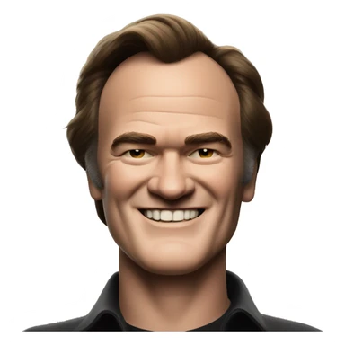 Quentin Tarantino smiles sticker