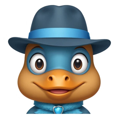 Perry the platypus sticker