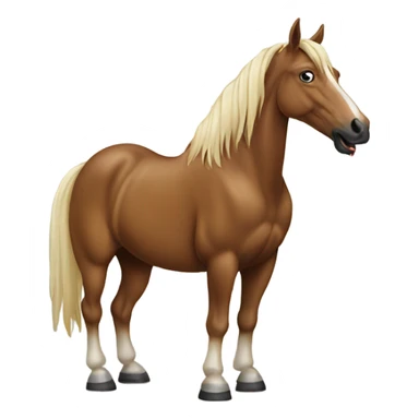 Horse holding a beer  sticker