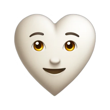 Corazón flechado blanco  sticker