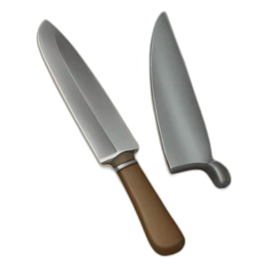 una chuleta con un cuchillo y un tenedor sticker