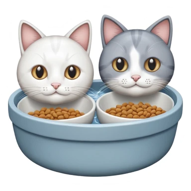 Cat Food and Water sticker