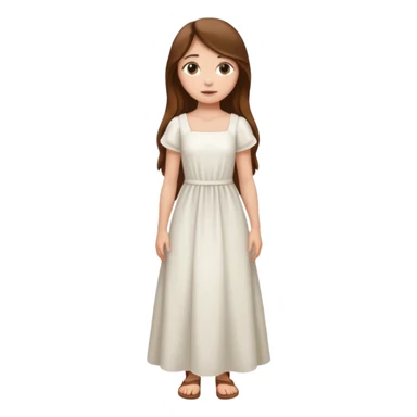 High resolution of ful body girl sticker