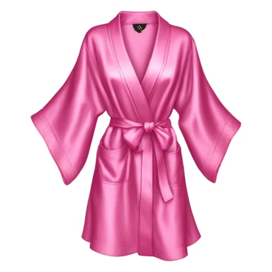 Victorias secret robe pink silk sticker