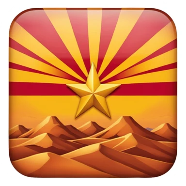 arizona flag sticker