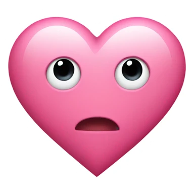 pink heart for a long distance relationship  sticker