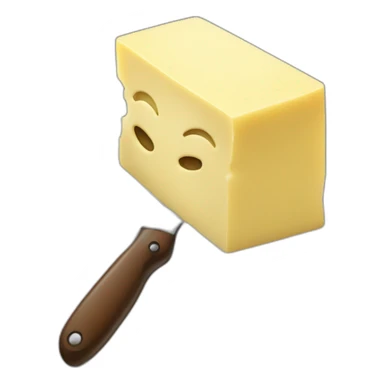 butter on the knife sticker