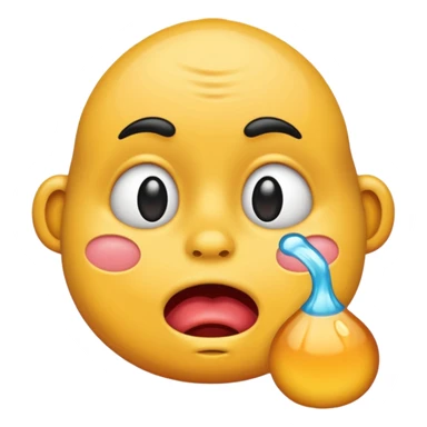 Drooling idiot sticker