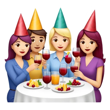 A super sangria dance party at brunch sticker