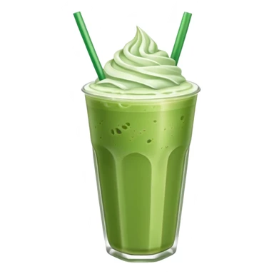 Iced matcha latte  sticker