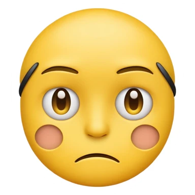 Emoji qui boude sticker