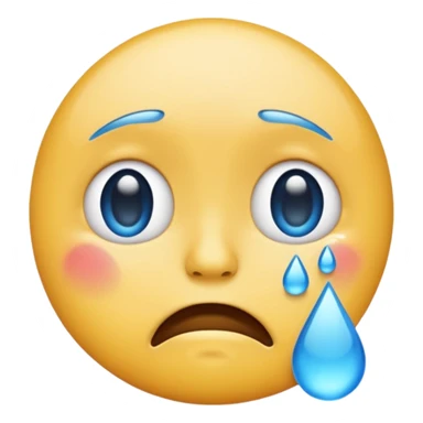Crying emoji sticker