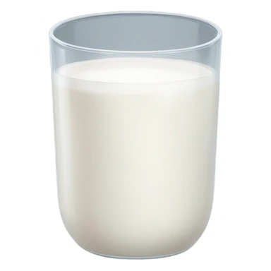 Milk at glass sticker