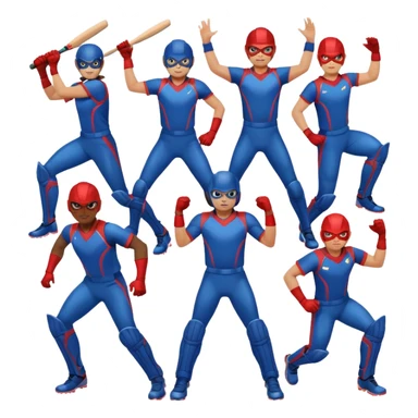 Cricket Superheroes sticker