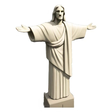christ the redeemer statue. Not the one in Rio de Janeiro but the one in Maratea (Italy) sticker