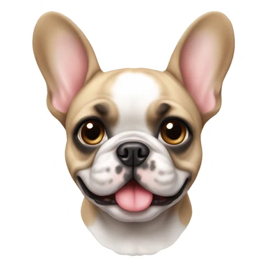 Cute French bulldog sticker