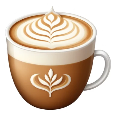 Chai latte art sticker