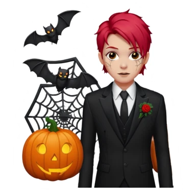 Chris motionless  🕸🦇🎃🥀⚰️🖤🪦🎶🎤👩‍🦰 sticker