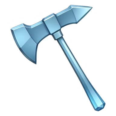 diamond item axe from Minecraft sticker