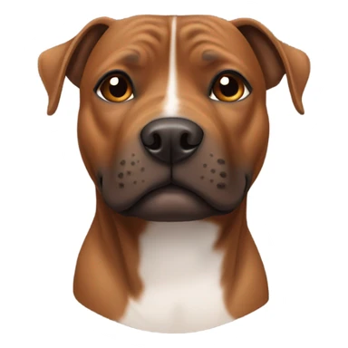 Staffie marron sticker