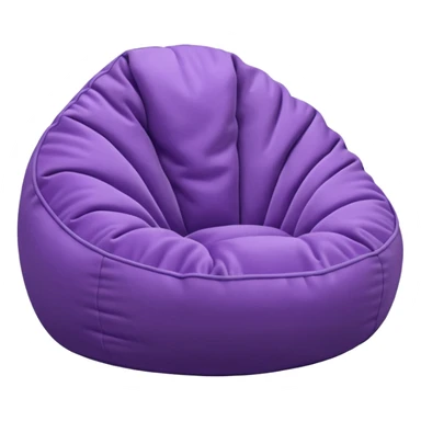 Light purple bean bag sticker