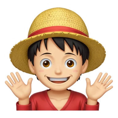 Create luffy emojis sticker
