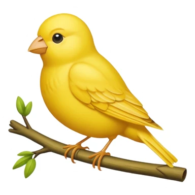 yellow canary sticker