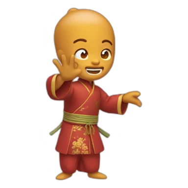 Chinois roux qui dab sticker