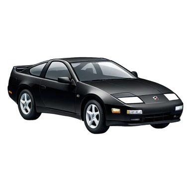 Black Nissan 300zx with T-top from 1996 sticker