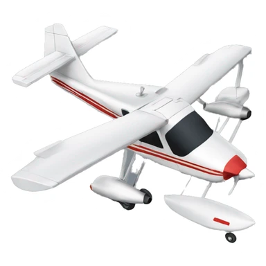 Real airplane cessna modelo 182 sticker