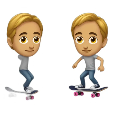 Skateboarding Eric Zemmour sticker