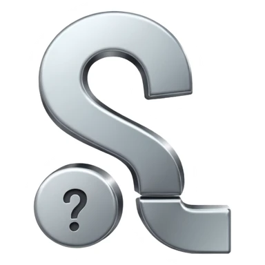 question mark sticker