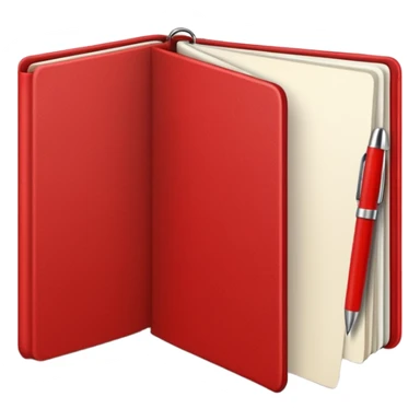 red  open Sketchbook sticker