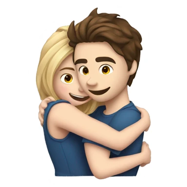 Emoji Chloe grace moretz hugging elrubiusomg sticker