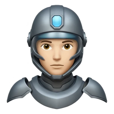 futuristic armored soldier human portrait, head and shoulders only, diverse facial features, different skin tones, different face shapes, unique helmet visor variations, sci-fi armor details, 3D cartoon, mobile game icon style, clean background, no text, no watermark

 sticker