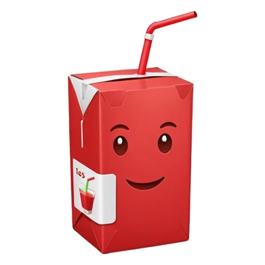 Juice box sticker