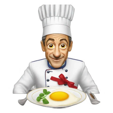Sarkozy cuisinier sticker